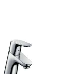 Focus Single lever basin mixer 70 with push-open waste set