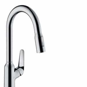 Focus M42 - Single lever kitchen mixer 220, pull-out spray, 2jet