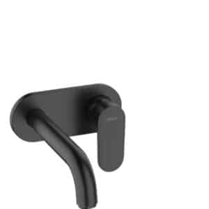 Vernis Blend -Single lever basin mixer for concealed installation wall-mounted with spout 20,7 cm