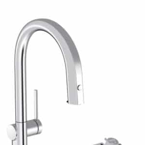 Aqittura M91 - FilterSystem 210, pull-out spout, 1jet