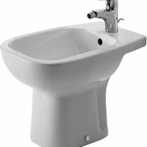 Duravit D-Code Bidet floor standing with overflow